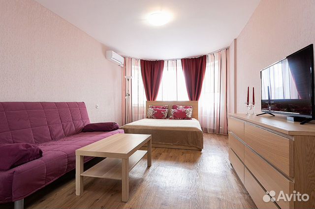 

1-к. квартира, 45 м², 2 кровати