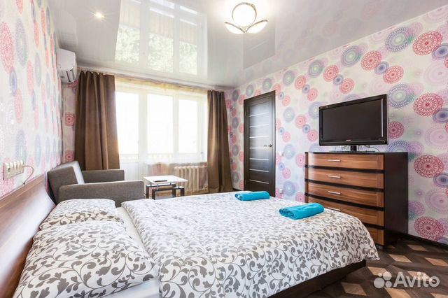 

1-к. квартира, 40 м², 2 кровати
