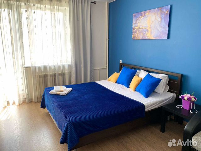 

1-к. квартира, 40 м², 2 кровати