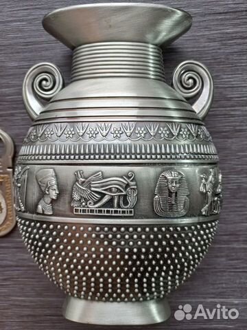 Ваза Египет металл чеканка