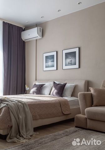 

1-к. квартира, 45 м², 2 кровати