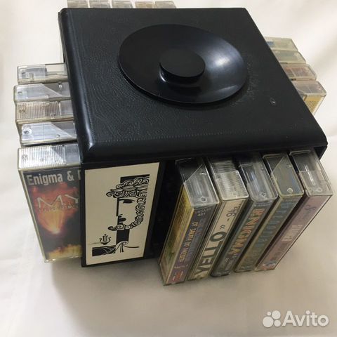 Подставка для кассет СССР с кассетами