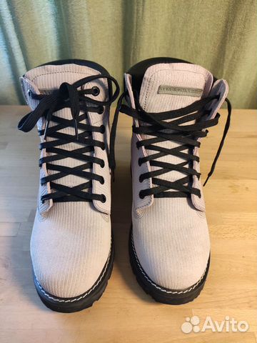 Ботинки женские замшевые, размер 38, на шнурках