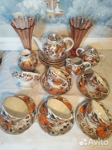 Сервиз чайный СССР лфз