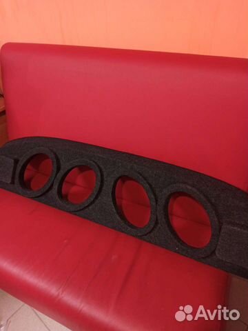 Полка акустическая 2107 (4 отвестия под колонки)