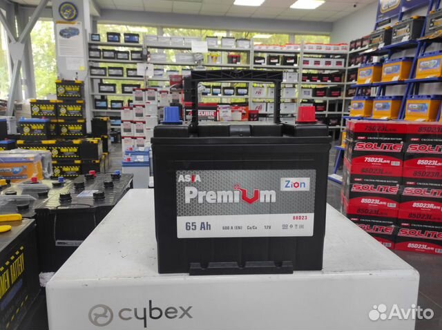 Аккумулятор 65Ач 600А Zion Asia 75D23L на японские