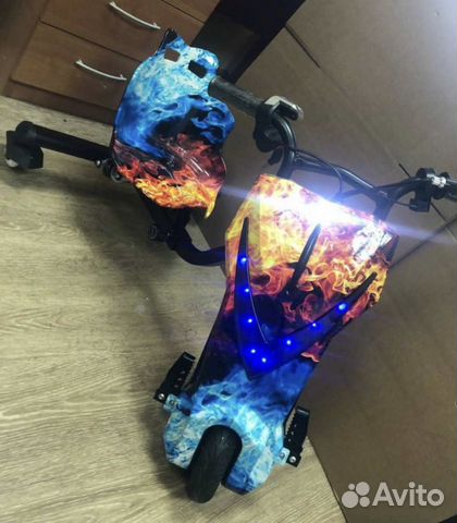 Электроскутер дрифт карт Лед
