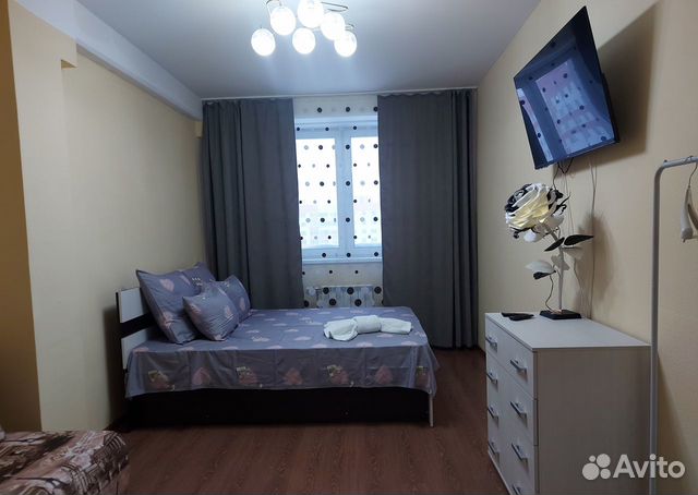 

1-к. квартира, 43 м², 2 кровати