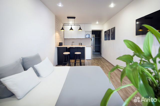 

Квартира-студия, 30 м², 2 кровати