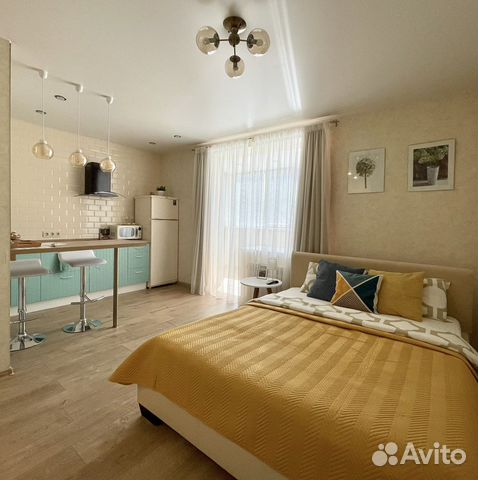 

Квартира-студия, 30 м², 1 кровать