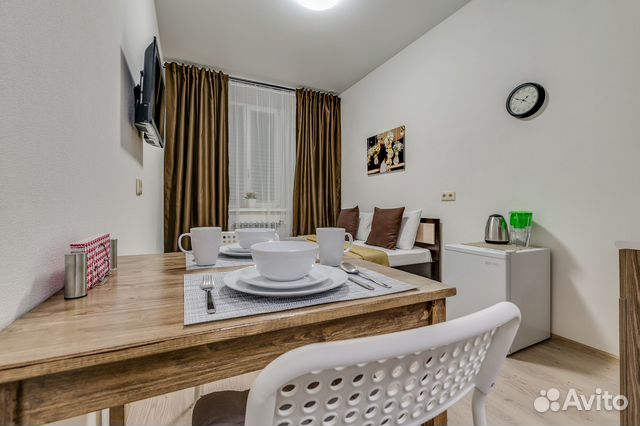 

Квартира-студия, 18 м², 1 кровать