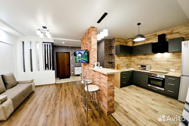 

Квартира-студия, 50 м², 2 кровати