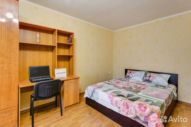 

1-к. квартира, 38 м², 2 кровати