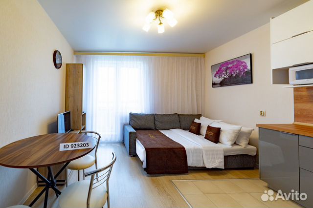 

Квартира-студия, 30 м², 1 кровать