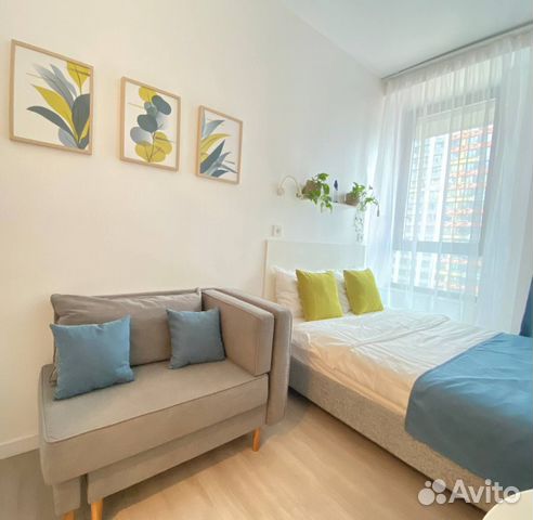 

Квартира-студия, 19 м², 2 кровати