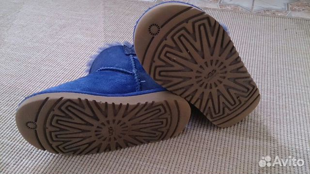 Ugg mini синие