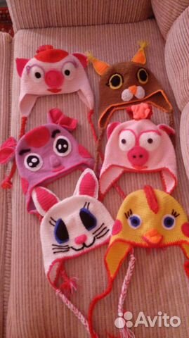 Новые шапочки зверюшки