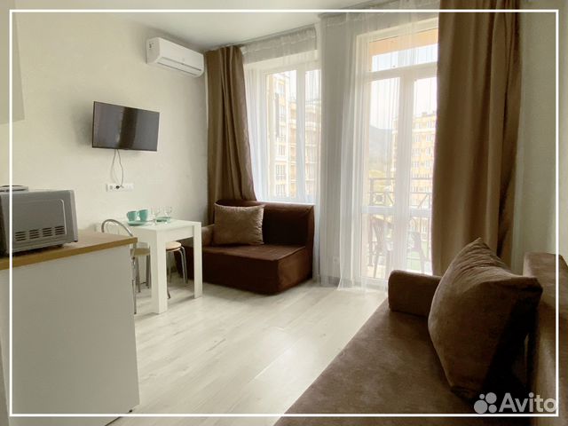 

Квартира-студия, 27 м², 1 кровать
