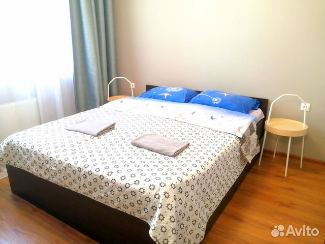 

1-к. квартира, 43,5 м², 2 кровати