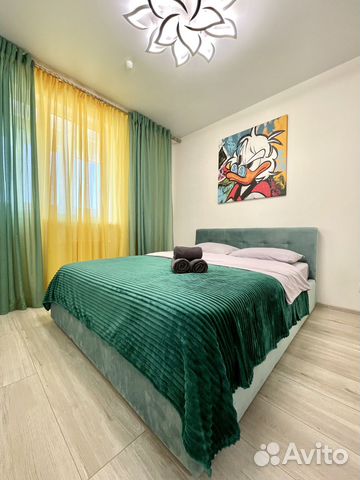 

1-к. квартира, 40 м², 2 кровати