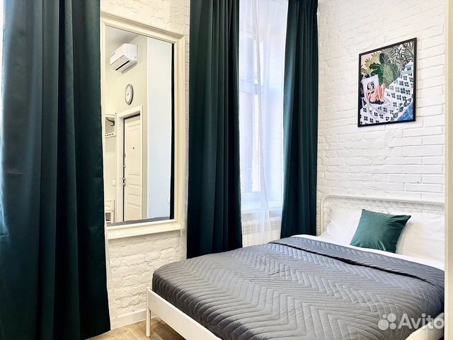 

Квартира-студия, 28 м², 2 кровати