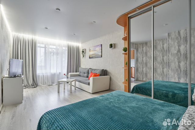 

1-к. квартира, 35 м², 2 кровати