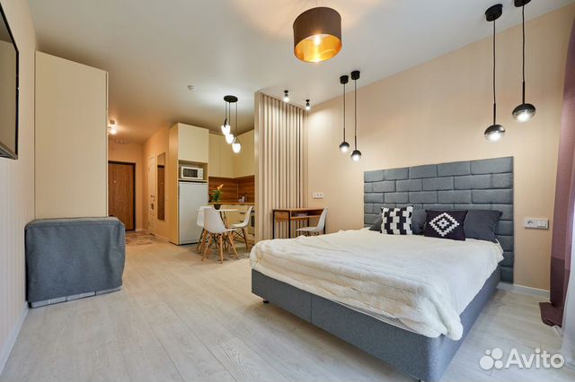 

Квартира-студия, 30 м², 2 кровати