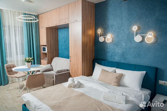 

Квартира-студия, 25 м², 2 кровати