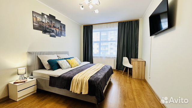 

1-к. квартира, 40 м², 2 кровати