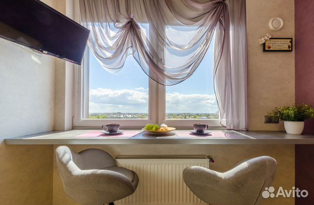 

1-к. квартира, 44 м², 2 кровати