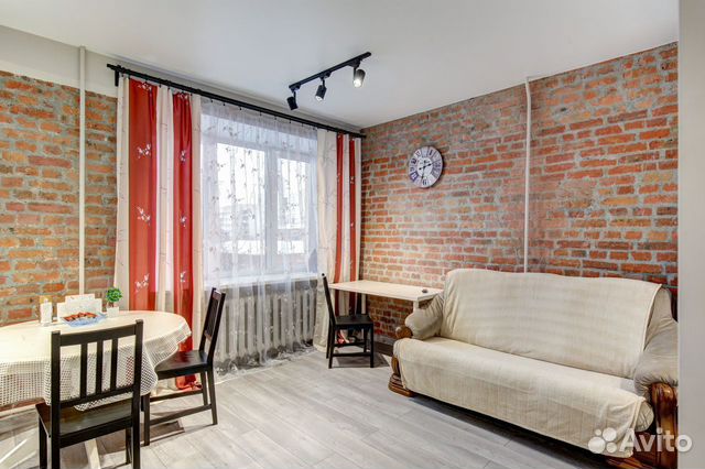 

Квартира-студия, 28 м², 2 кровати