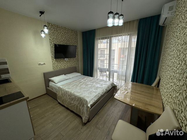 

Квартира-студия, 24 м², 2 кровати