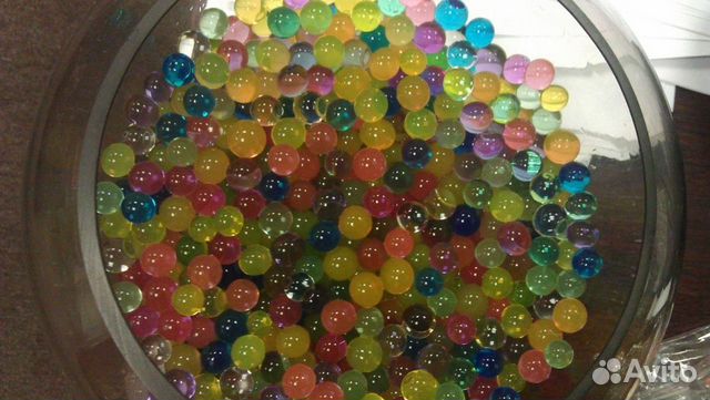 Гидрогель, аквагрунт для цветов, шарики orbeez