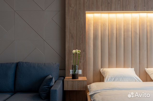 

1-к. квартира, 54 м², 3 кровати