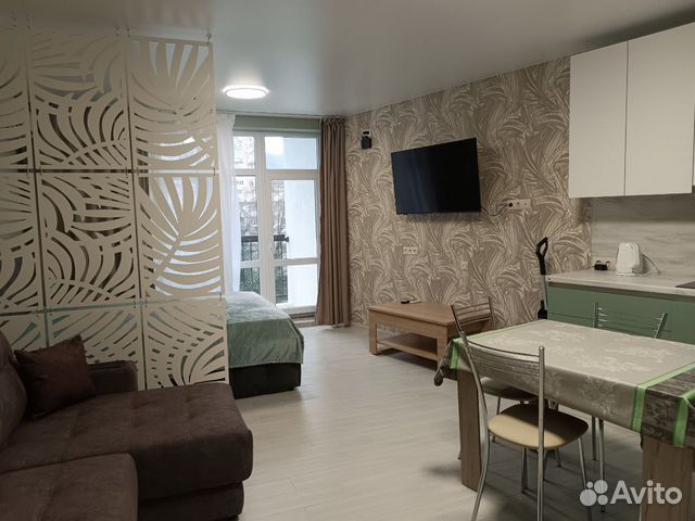 

Квартира-студия, 37 м², 2 кровати