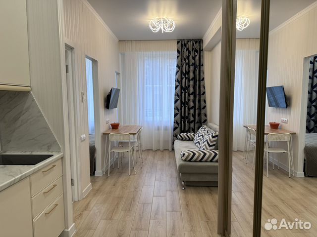 

Квартира-студия, 23,8 м², 3 кровати