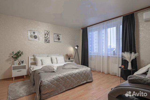

1-к. квартира, 40 м², 2 кровати