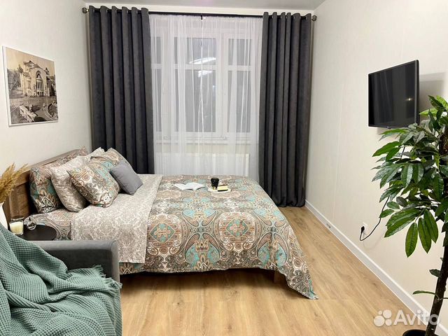 

1-к. квартира, 43 м², 3 кровати