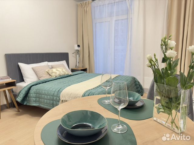 

Квартира-студия, 25 м², 1 кровать