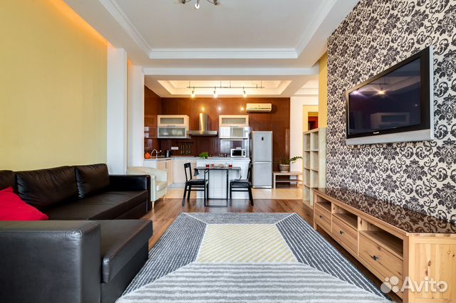 

1-к. квартира, 72 м², 2 кровати