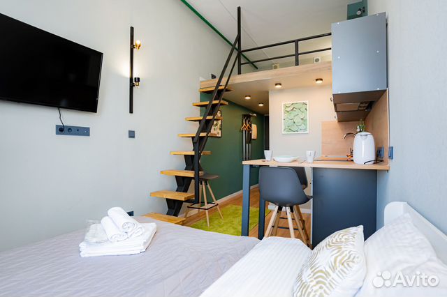 

Квартира-студия, 20 м², 2 кровати