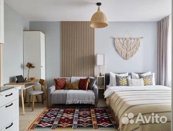 

Квартира-студия, 30 м², 2 кровати