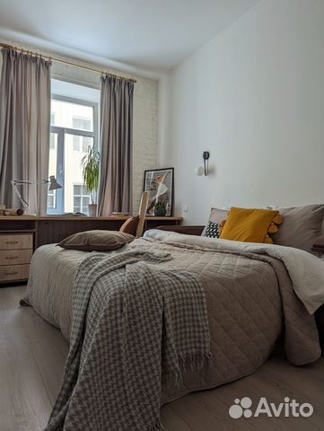 

2-к. квартира, 51,6 м², 2 кровати