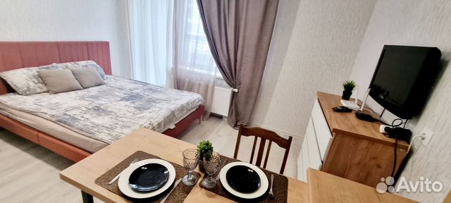 

Квартира-студия, 30 м², 1 кровать