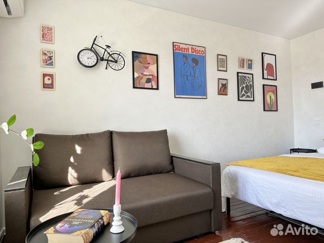 

Квартира-студия, 25 м², 2 кровати