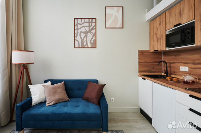 

Квартира-студия, 30 м², 2 кровати