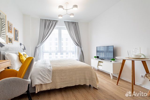 

Квартира-студия, 25 м², 1 кровать