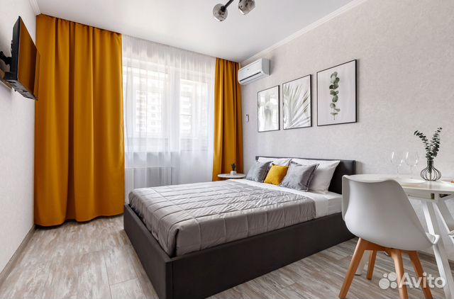 

Квартира-студия, 23 м², 2 кровати