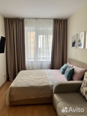 

1-к. квартира, 37 м², 2 кровати