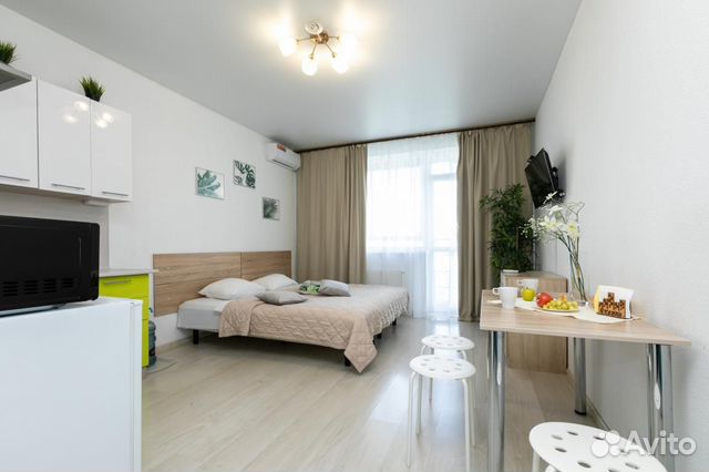 

Квартира-студия, 32 м², 1 кровать